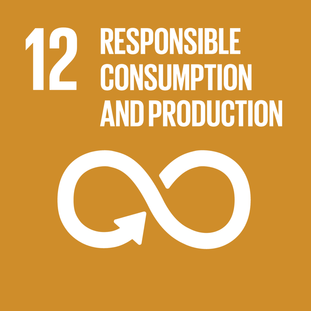 Logo of Sustainable Development Goal: Responsible consumption and production 