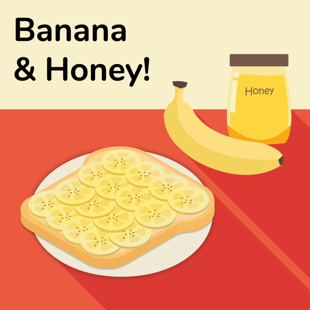 vegetarian-sandwich-ideas-banana-and-honey