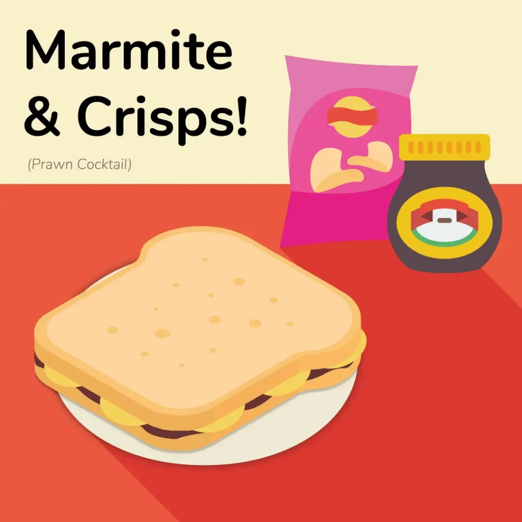 Marmit and Crisps Drawing